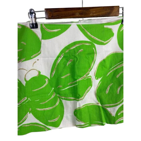 Lilly Pulitzer Skirt Lime Green Mini Tate Resort Stinger Bumble Bee Print Y2K 4 - Picture 3 of 10